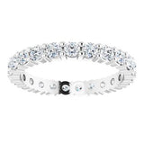 14K White 1 1/6 CTW Diamond Eternity Band Size 5-122107:60012:P-ST-WBC