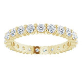 14K Yellow 1 1/6 CTW Diamond Round Eternity Band Size 5-122107:60030:P-ST-WBC