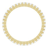 14K Yellow 3/8 CTW Diamond Round Eternity Band Size 5-122107:60018:P-ST-WBC