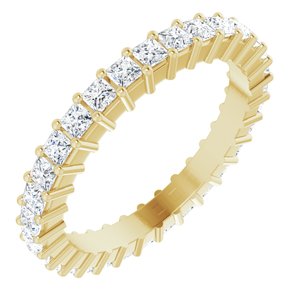 14K Yellow 1 CTW Diamond Square Eternity Band Size 5-122107:60087:P-ST-WBC