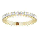 14K Yellow 7/8 CTW Diamond Square Eternity Band Size 5-122107:60084:P-ST-WBC