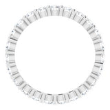 Platinum 1 1/6 CTW Diamond Round Eternity Band Size 5-122107:60066:P-ST-WBC