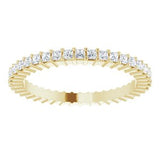 14K Yellow 1/2 CTW Diamond Square Eternity Band Size 5-122107:60081:P-ST-WBC