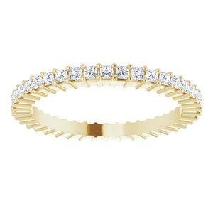 14K Yellow 1/2 CTW Diamond Square Eternity Band Size 5-122107:60081:P-ST-WBC