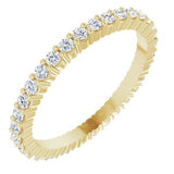 14K Yellow 1/2 CTW Diamond Round Eternity Band Size 5-122107:60021:P-ST-WBC