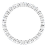 14K White  3/4 CTW Diamond Eternity Band Size 5-122107:60009:P-ST-WBC