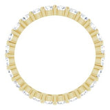 14K Yellow 1 1/5 CTW Diamond Round Eternity Band Size 6-122107:60031:P-ST-WBC