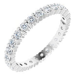 14K White  3/4 CTW Diamond Eternity Band Size 6-122107:60010:P-ST-WBC