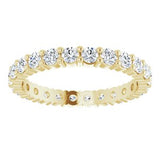 14K Yellow 1 1/5 CTW Diamond Round Eternity Band Size 6-122107:60031:P-ST-WBC