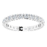 14K White 1 1/5 CTW Diamond Eternity Band Size 6-122107:60013:P-ST-WBC