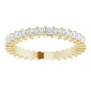 14K Yellow 1 1/8 CTW Diamond Square Eternity Band Size 6-122107:60088:P-ST-WBC