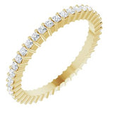 14K Yellow 1/2 CTW Diamond Square Eternity Band Size 6-122107:60082:P-ST-WBC