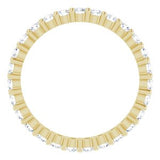 14K Yellow 3/4 CTW Diamond Round Eternity Band Size 6-122107:60028:P-ST-WBC