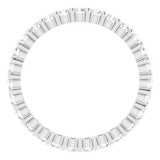 Platinum 3/4 CTW Diamond Round Eternity Band Size 6-122107:60064:P-ST-WBC