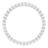 14K White 1/2 CTW Diamond Eternity Band Size 7-122107:60005:P-ST-WBC