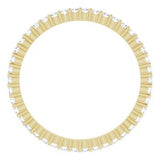 14K Yellow 3/8 CTW Diamond Round Eternity Band Size 5-122107:60018:P-ST-WBC