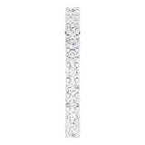 Platinum 1 1/3 CTW Diamond Round Eternity Band Size 7-122107:60068:P-ST-WBC