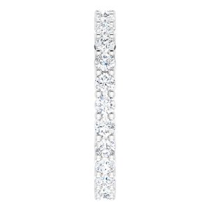 Platinum 1 1/3 CTW Diamond Round Eternity Band Size 7-122107:60068:P-ST-WBC