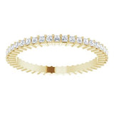 14K Yellow 1/2 CTW Diamond Square Eternity Band Size 7-122107:60083:P-ST-WBC