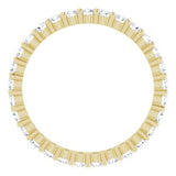 14K Yellow 7/8 CTW Diamond Round Eternity Band Size 7-122107:60029:P-ST-WBC