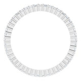 14K White 5/8 CTW Diamond Square Eternity Band Size 7-122107:60074:P-ST-WBC