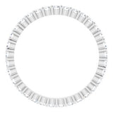 14K White 5/8 CTW Diamond Eternity Band Size 7-122107:60008:P-ST-WBC