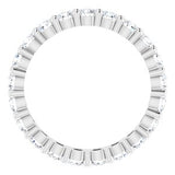 Platinum 1 1/4 CTW Diamond Round Eternity Band Size 5-122107:60069:P-ST-WBC