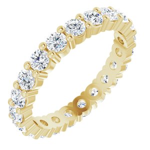 14K Yellow 1 1/4 CTW Diamond Round Eternity Band Size 5-122107:60033:P-ST-WBC