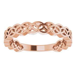 14K Rose Geometric Stackable Ring-51849:103:P-ST-WBC