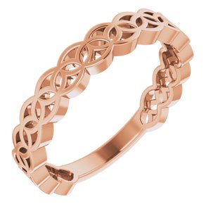 14K Rose Geometric Stackable Ring-51849:103:P-ST-WBC