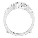 14K White 1/4 CTW Diamond Ring Guard-651994:100:P-ST-WBC