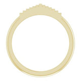 14K Yellow Geometric Stackable Ring   -51855:102:P-ST-WBC