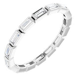 Platinum 3/8 CTW Diamond Eternity Band Size 4-123657:603:P-ST-WBC