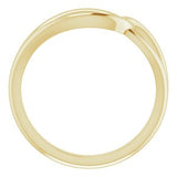 14K Yellow Interlocking Circle Ring -51883:102:P-ST-WBC