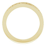 14K Yellow Geometric Stackable Ring  -51879:102:P-ST-WBC