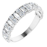 Platinum 9/10 CTW Diamond Anniversary Band  -123837:603:P-ST-WBC