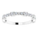 14K White 1/2 CTW Diamond Anniversary Band -123802:600:P-ST-WBC