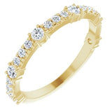 14K Yellow 1/2 CTW Diamond Anniversary Band -123802:601:P-ST-WBC
