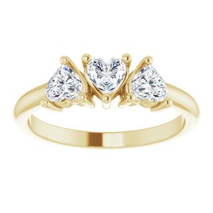 14K Yellow 1 CTW Diamond Three-Stone Anniversary Band  -123896:605:P-ST-WBC