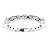 14K White 1/4 CTW Diamond Eternity Band Size 6-651707:107:P-ST-WBC