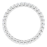 Platinum 5/8 CTW Diamond Eternity Band -123593:60140:P-ST-WBC