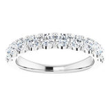 Platinum 1 CTW Diamond Anniversary Band -123041:615:P-ST-WBC