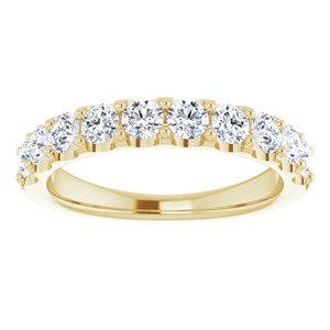 14K Yellow 1 CTW Diamond Anniversary Band -123041:613:P-ST-WBC