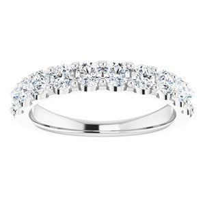 14K White 1 CTW Diamond Anniversary Band -123041:612:P-ST-WBC