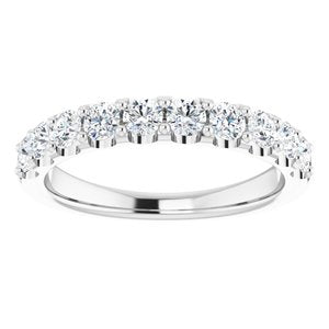 14K White 3/4 CTW Diamond Anniversary Band -123041:608:P-ST-WBC