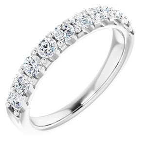 14K White 3/4 CTW Diamond Anniversary Band -123041:608:P-ST-WBC