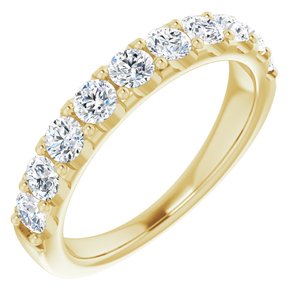 14K Yellow 1 CTW Diamond Anniversary Band -123041:613:P-ST-WBC
