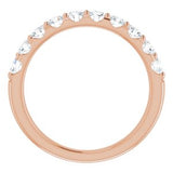 14K Rose 3/4 CTW Diamond Anniversary Band -123041:610:P-ST-WBC