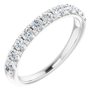 Platinum 1/2 CTW Diamond Anniversary Band -123041:607:P-ST-WBC
