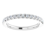 Platinum 5/8 CTW Diamond Eternity Band Size 4 -122036:603:P-ST-WBC